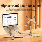 Work Comfortably Anywhere – Foldable Laptop Stand for Better Posture & Focus