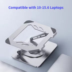 Aluminum Laptop Stand Adjustable & Foldable – Ergonomic Desk Support