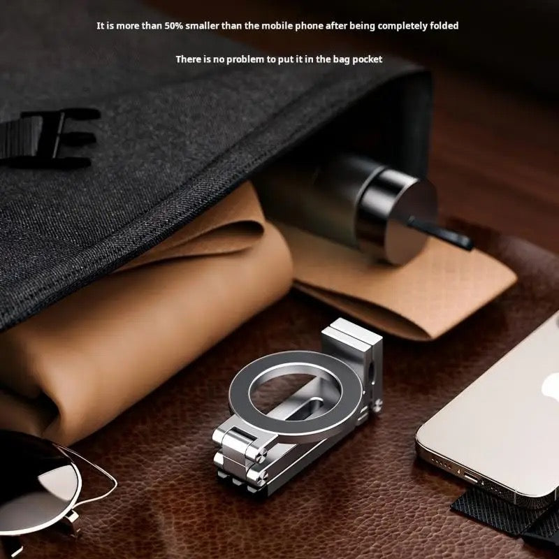 Magnetic Foldable Phone Tripod – Travel Stand for iPhone & Android