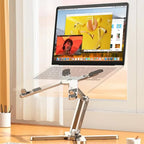 Work Comfortably Anywhere – Foldable Laptop Stand for Better Posture & Focus