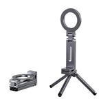 Magnetic foldable phone tripod stand for iPhone and Android, portable travel accessory for video and photos