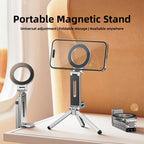 Magnetic Foldable Phone Tripod – Travel Stand for iPhone & Android