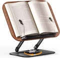 Adjustable Laptop & Tablet Stand – Ergonomic Wooden Desk Stand for Work, Cooking & Reading
