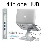 laptop stand with a built-in USB hub