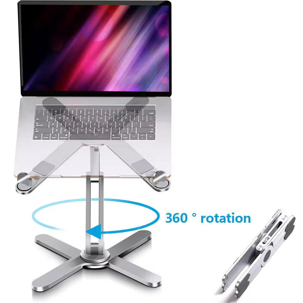 Work Comfortably Anywhere – Foldable Laptop Stand for Better Posture & Focus