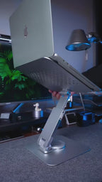 Ergonomic Laptop Stand with 360° rotating : Boost Posture & Productivity